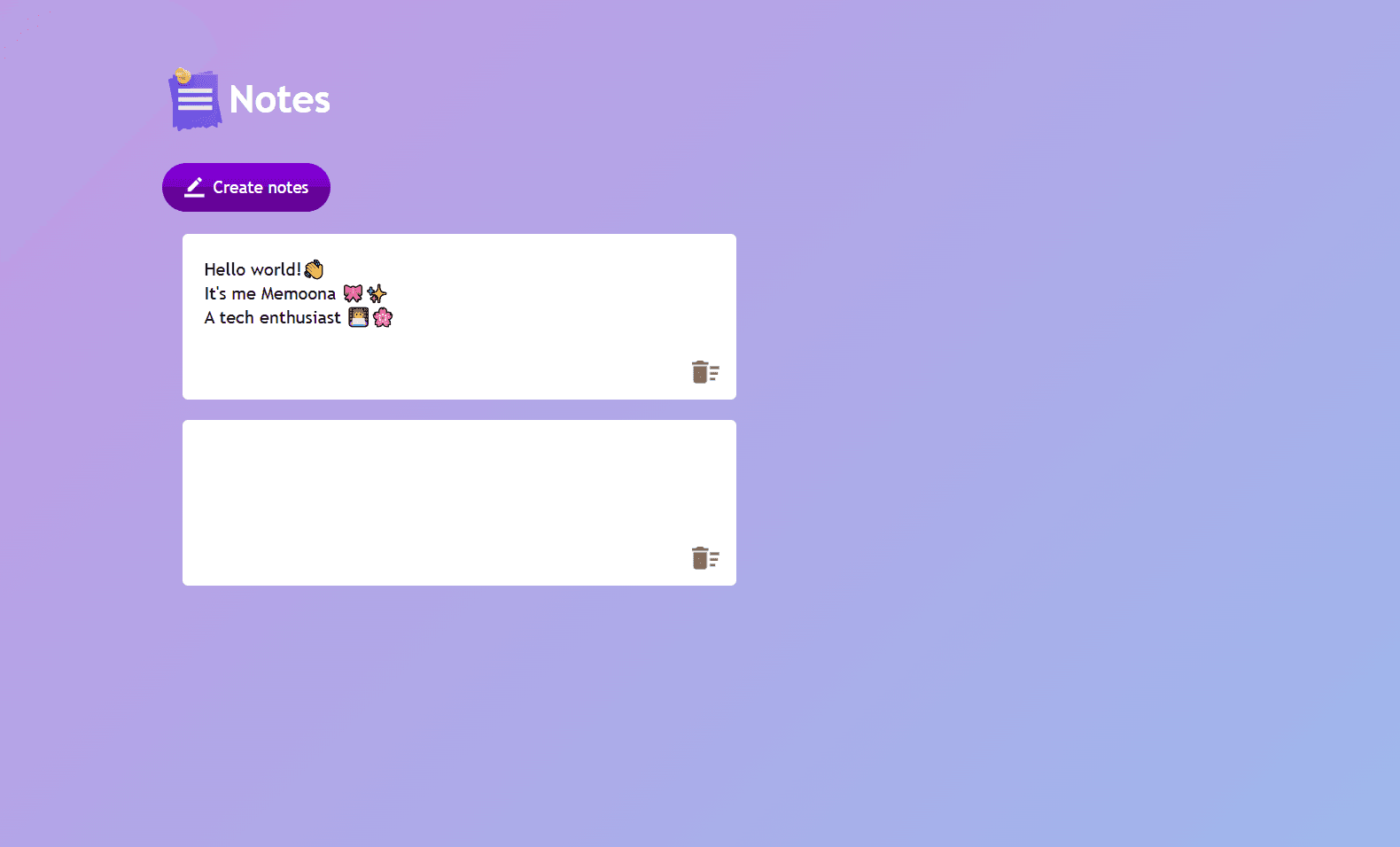 Notes App